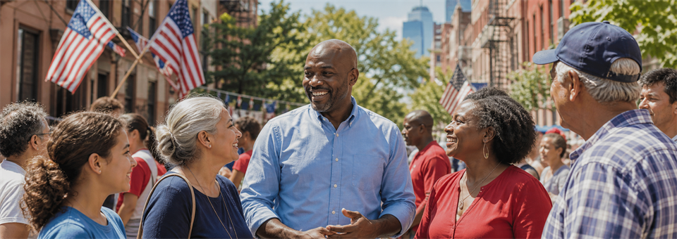 Community campaign event in Brooklyn